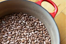 beans in a pot